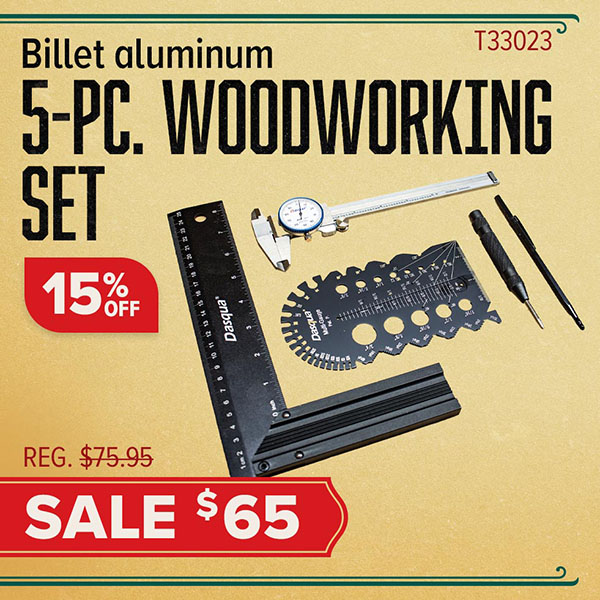 5-pc Woodworking Set