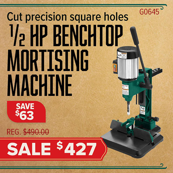 Benchtop Mortising Machine