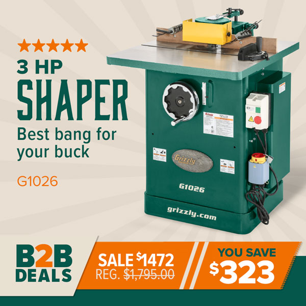 3 HP Shaper best bang for your buck