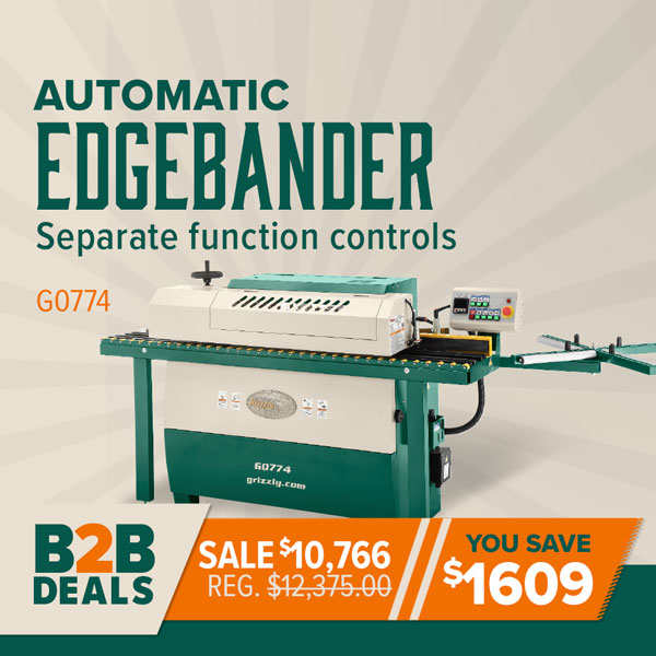 Automatic Edgebander with separate function controls