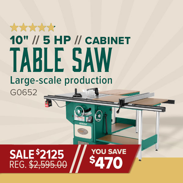 G0652 Table Saw