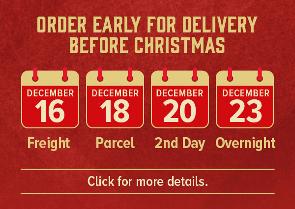 Holiday Shipping Deadlines