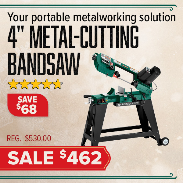 Variable-Speed Metal-Cutting Bandsaw