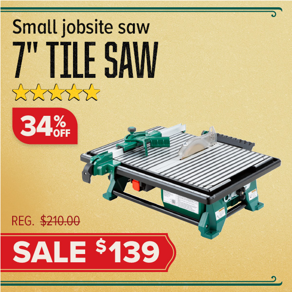 Benchtop Tile Saw