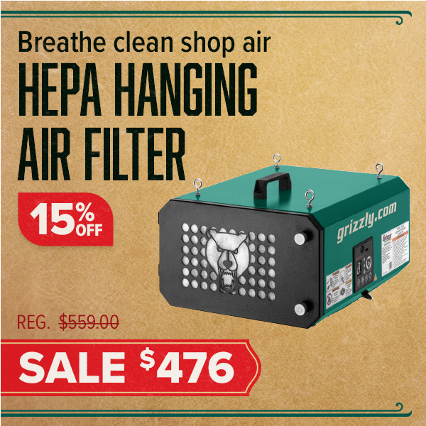 3-Speed HEPA Hanging Air Filter