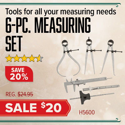 6 Piece Measuring Set