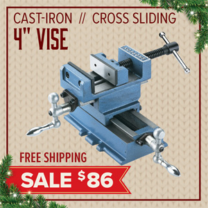 Shop Fox 4" Cross Sliding Vise