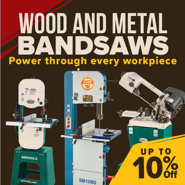 Wood and Metal Bandsaws