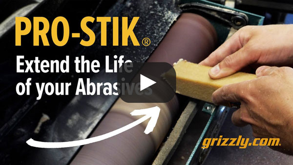 Grizzly Pro-Stik Abrasive Belt and Disc Cleaner