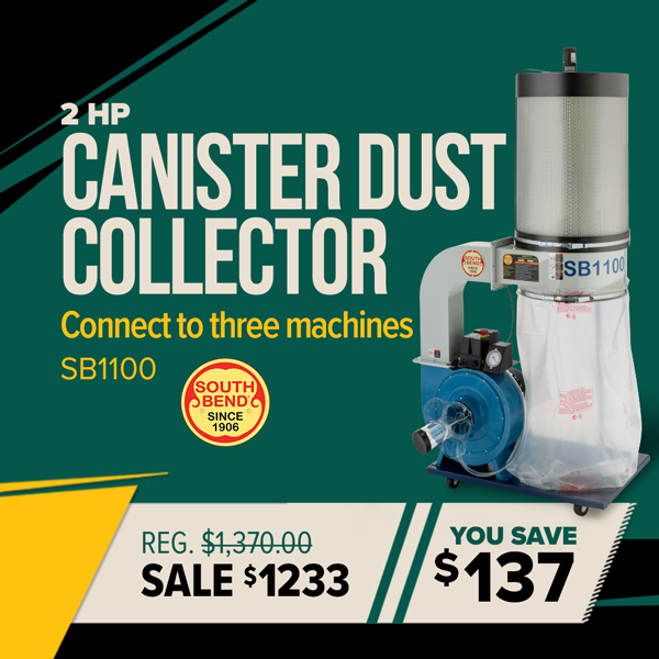 2 HP Canister Dust Collector