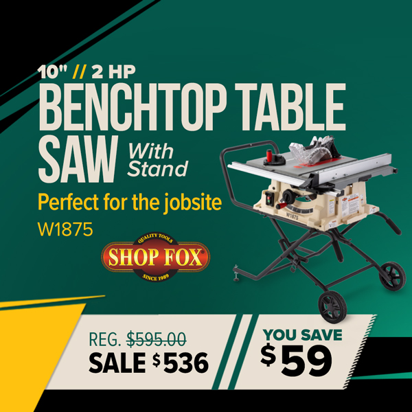 Benchtop Table Saw With Stand