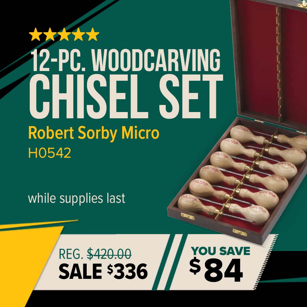 12 piece Woodcarving Chisel Set