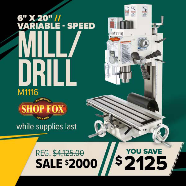 Variable Speed Mill/Drill