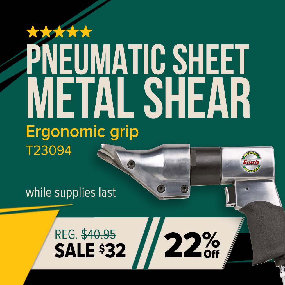 Pneumatic Sheet Metal Shear