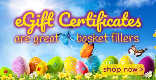 eGift Certificates are great basket fillers