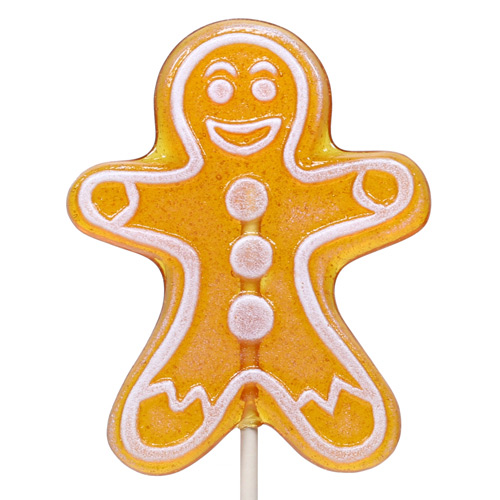 Maple Spice Gingerbread Man Lollipop