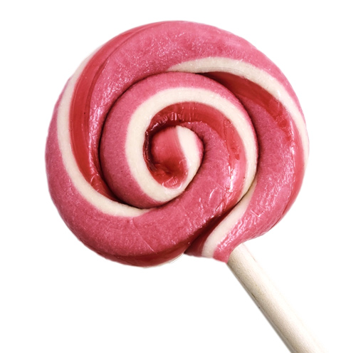 Hammond's Organic Swirl Lollipop - Bubblegum
