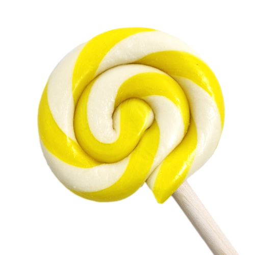 Hammond's Organic Swirl Lollipop - Lemon