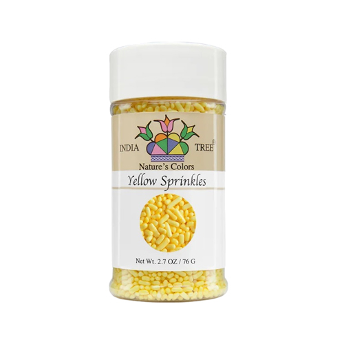 India Tree Natural Sprinkles - Yellow * 2.7 OZ