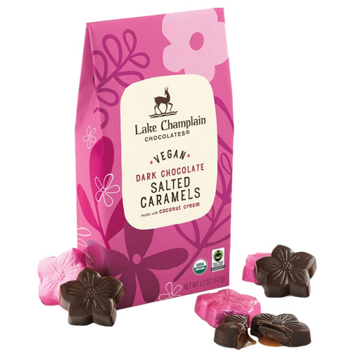 Lake Champlain Vegan Flowers - Dark Chocolate Salted Caramel * 13 PC