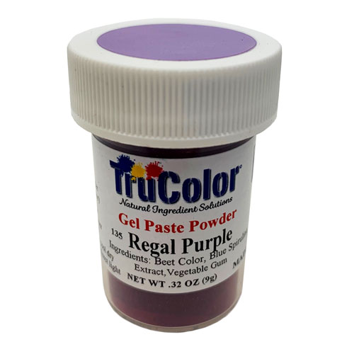 Gel Paste Natural Food Color (Pwdr) - 135 Regal Purple