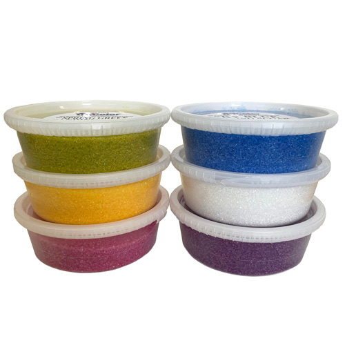 Natural Sanding Sugar Set - Spring (6x8oz)