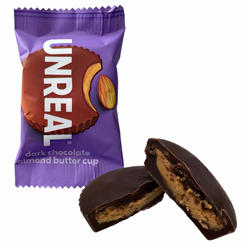 Unreal Dark Chocolate Almond Butter Cups (Singles) * 6 PC BAG