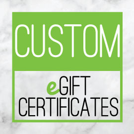 Custom Amount eGift Certificates