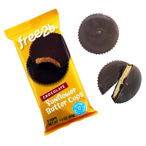 free2b Sunflower Butter Cups - Rice Chocolate * 2 PC