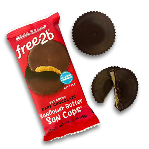 free2b Sunflower Butter Cups - Dark Chocolate * 2 PC