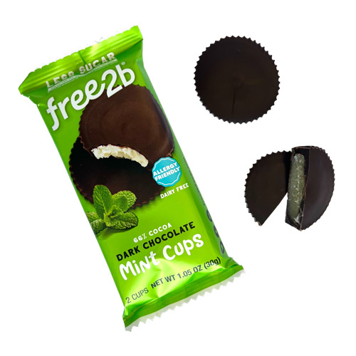 free2b Mint Cups - Dark Chocolate * 2 PC FREE2B