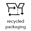 Recycled packaging