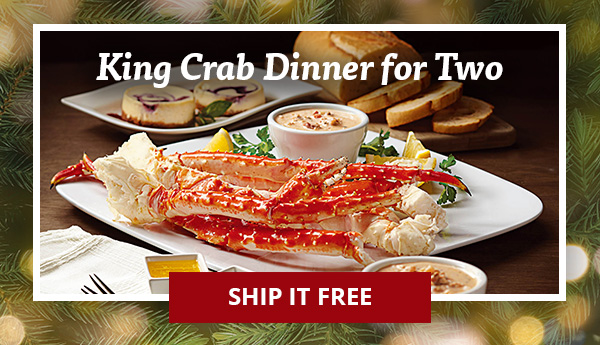 Free Shipping on King Crab Dinner