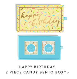 Happy Birthday 2 Piece Candy Bento Box