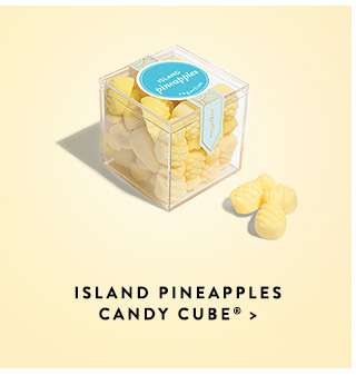  ISLAND PINEAPPLES CANDY CUBE 
