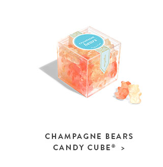 Champagne Bears Candy Cube