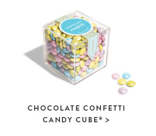 Chocolate Confetti Candy Cube