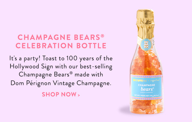 Hollywood x Sugarfina Champagne Bears Celebration Bottle