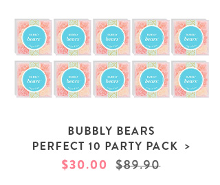 Bubbly Bears Perfect 10 Party Pack