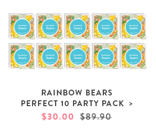 Rainbow Bears Perfect 10 Party Pack