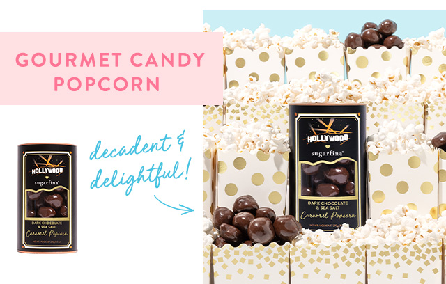 Sugarfina x Hollywood Dark Chocolate Sea Salt Caramel Popcorn