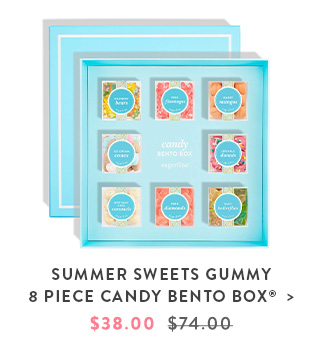 Summer Sweets Gummy 8 Piece Candy Bento Box