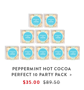 Shop Peppermint Hot Cocoa Perfect 10 Party Pack