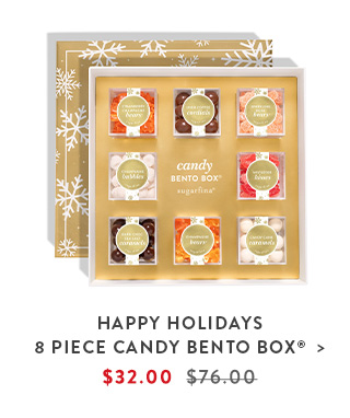 Shop Happy Holiday 8 Piece Candy Bento Box