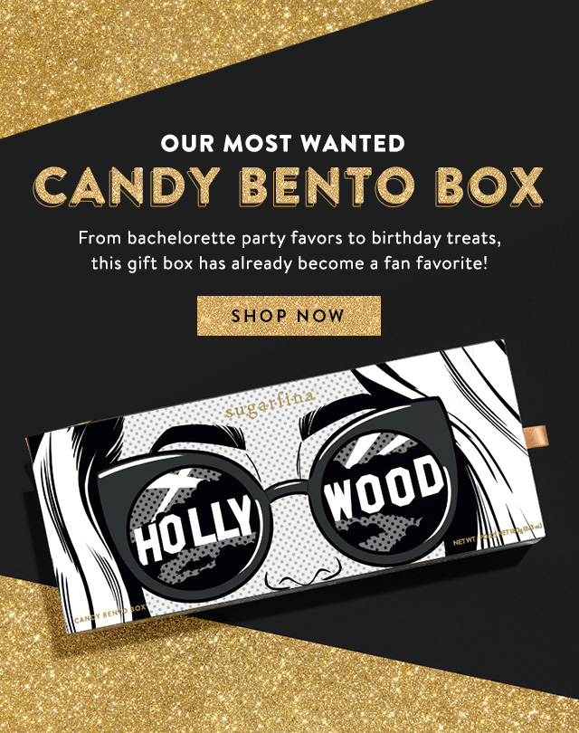 Hollywood X Sugarfina 3 Piece Candy Bento Box