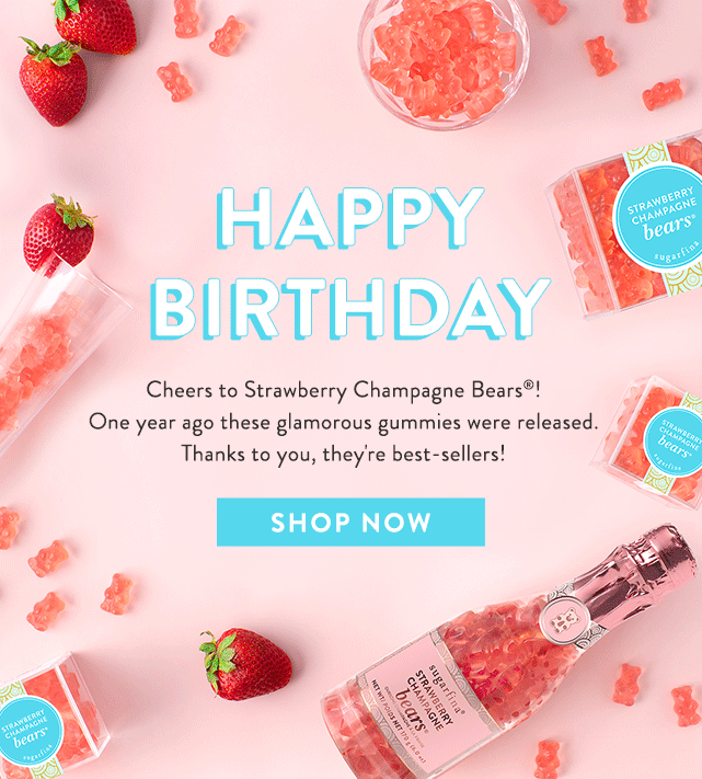 Happy Birthday to Strawberry Champagne Bears!