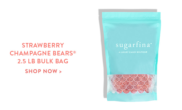 Strawberry Champagne Bears 2.5 LB Bulk Bag