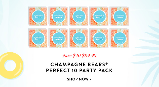 Champagne Bears Perfect 10 Party Pack