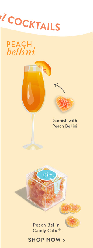 Peach Bellini Candy Cube