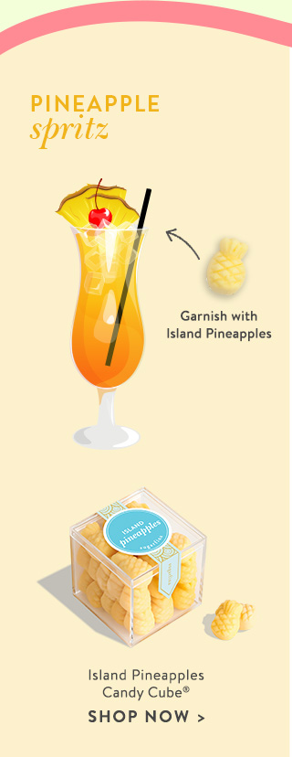 Island Pineapples Candy Cube